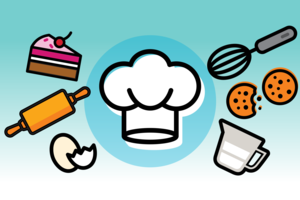 Tiny Bakers at the Library